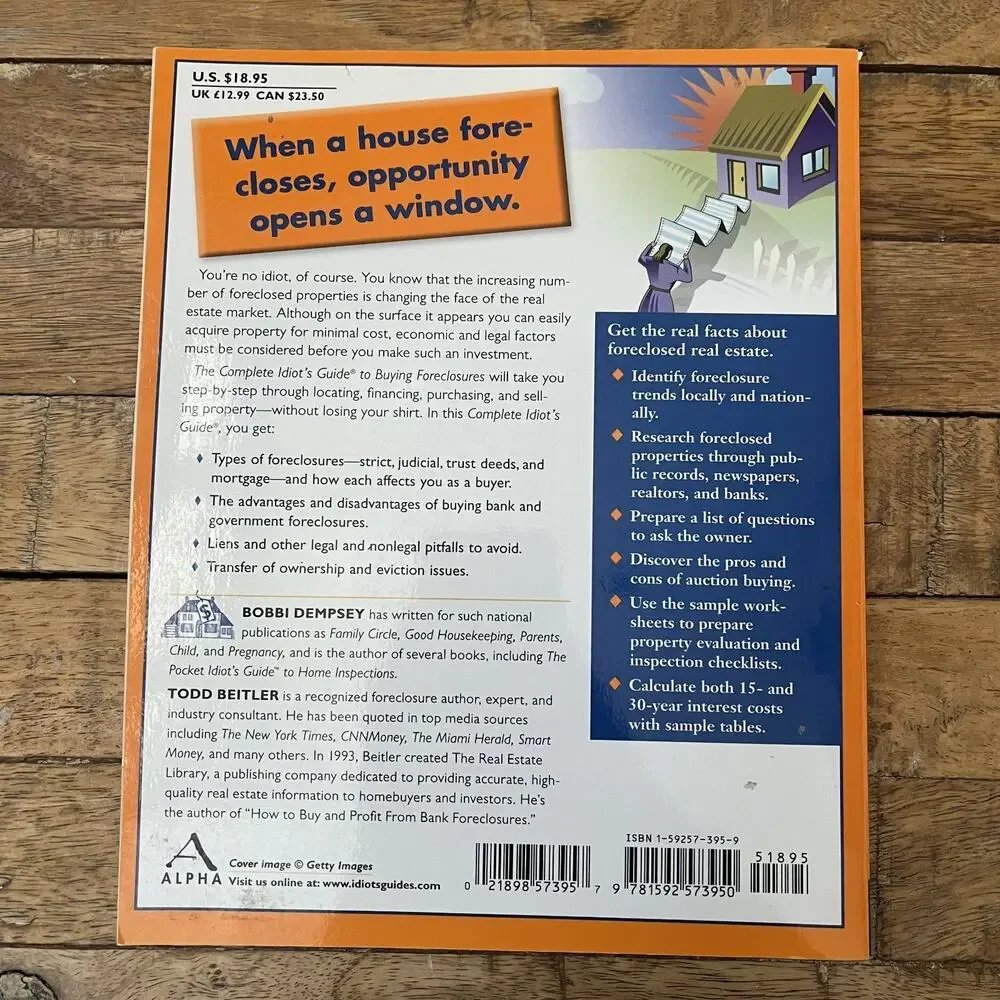 Buying Foreclosures Start Your Own Business Making Money Book Lot of 4